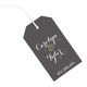 Charcoal Vertical Hanging Gift Tags Image 2 of 3